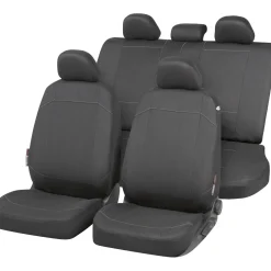 Coprisedili auto nero 14 pezzi