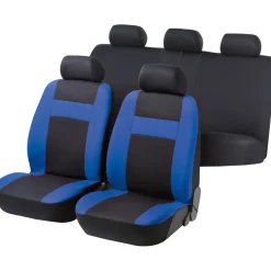 Coprisedili set Cruise nero-blu
