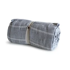 Copritutto rigato colore grigio 250x250 cm