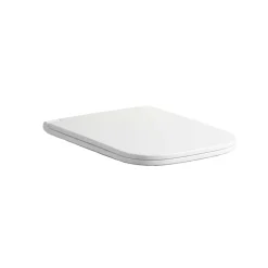 Copriwater a D Tulipano in termoindurente bianco