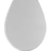Copriwater ovale Colibrì 2 in mdf bianco