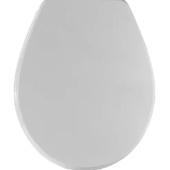 Copriwater ovale Colibrì 2 in mdf bianco