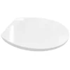 Copriwater ovale in plastica bianco
