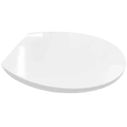 Copriwater ovale in plastica bianco