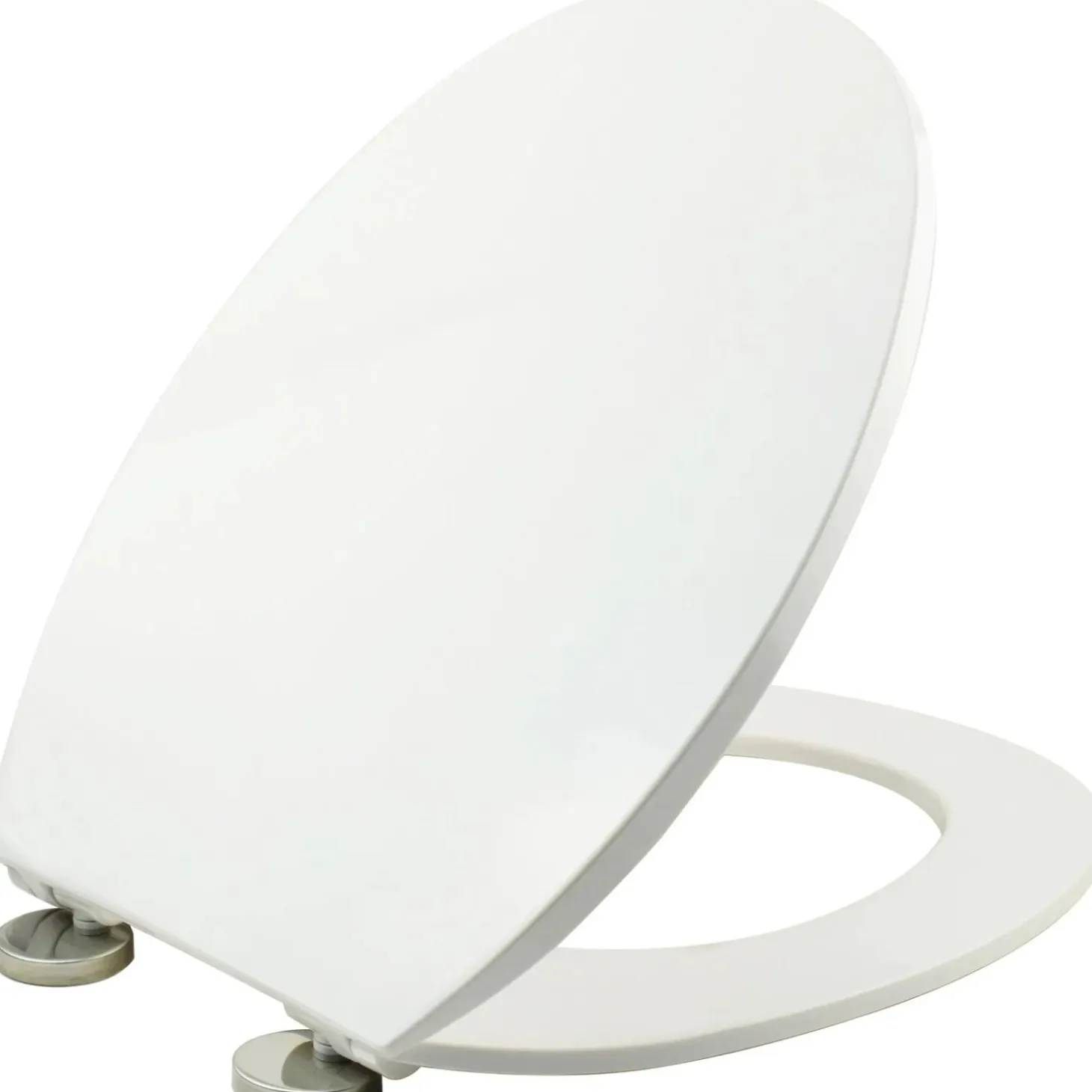 Copriwater ovale in termoindurente bianco