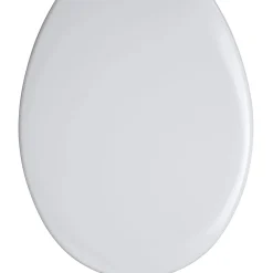 Copriwater ovale universale in termoindurente bianco