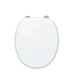 Copriwater universale Elva in mdf bianco