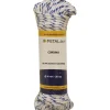 Corda in polipropilene ø 4 mm x 20 mt bianca/azzurra