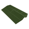 Cordolo per pavimento esterno in WPC mixtile universale verde 40x20 cm