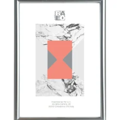 Cornice in PVC 21x29,7 cm (A4) argento