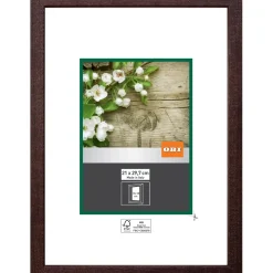 Cornice legno OBI marrone scuro 21x29,7 cm