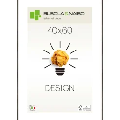 Cornice legno Unika 40x60 cm Nero