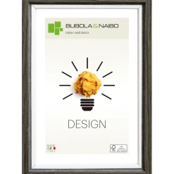 Cornice legno Unika 25x35 cm rovere scuro/bianco