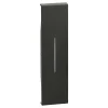 Cover illuminabile da applicare su comando Bticino KG01 Living Now nera