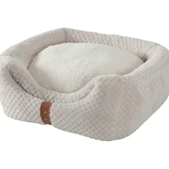 Cuccia per gatti imbottito cubo 2 in 1 Paloma beige 35x35x35 cm