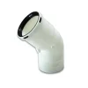 Curva 45° M/F Ø80 PP bianco