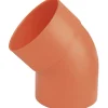 Curva per gronda in PVC arancione 45° Ø 80 mm