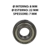 Cuscinetti a sfera rigidi misura 8x22x7 mm 2 pz