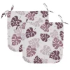 Cuscini per sedia Foglia rosa 2pz 40x40 cm