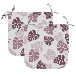 Cuscini per sedia Foglia rosa 2pz 40x40 cm