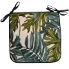 Cuscini per sedia Foglia verde 2 pz 40x40 cm