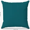Cuscino bombato arredo 40x40 cm petrolio