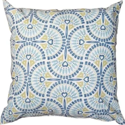 Cuscino bombato quadrato 40x40 cm azzurro