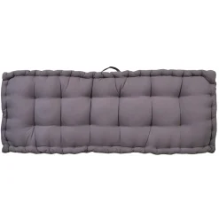Cuscino da pavimento Futon colore grigio 40x120 cm