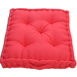 Cuscino da pavimento Futon colore rosso 60x60 cm