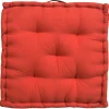 Cuscino da pavimento Futon colore rosso 60x60 cm