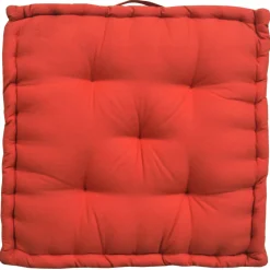 Cuscino da pavimento Futon colore rosso 60x60 cm