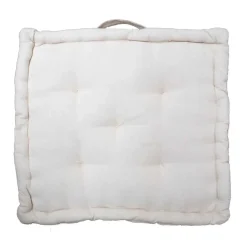 Cuscino da pavimento lino 45x45x10 cm
