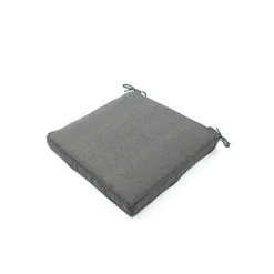 Cuscino per sedia grigio 40x40x5 cm