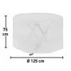 Custodia tavolo rotondo 125x75 cm