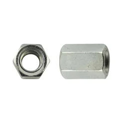 Dado giunzione esagonale din 6334 zincato m8x30 pz2