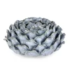 Decorazione fiore Masami azzurro 10 cm
