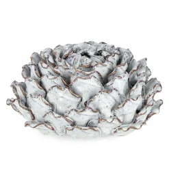 Decorazione fiore Masami 10 cm bianco