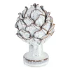 Decorazione pigna Masami 19,5 cm bianco