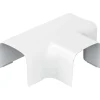 Deviazione a T per canalina Bianco puro 80x60 mm