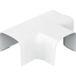 Deviazione a T per canalina Bianco puro 80x60 mm