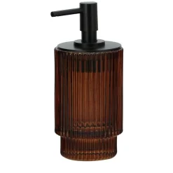 Dispenser sapone Deco in vetro ambra