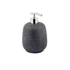 Dispenser sapone Afra in poliresina grigio pietra