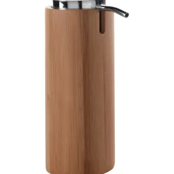 Dispenser sapone Altea in bambù e resine cromo