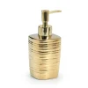 Dispenser sapone Kelly in ceramica oro