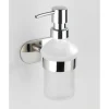 Dispenser sapone Orea Shine vetro e acciaio brillante