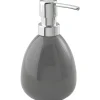 Dispenser sapone Polaris in ceramica grigio