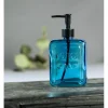 Dispenser sapone Pure Soap in vetro blu