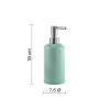 Dispenser sapone Sabina in ceramica acquamarina