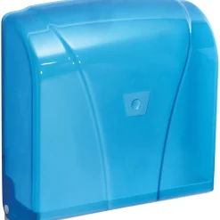 Distributore di salviette in plastica azzurro