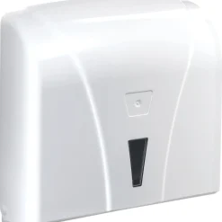 Distributore di salviette in plastica bianco